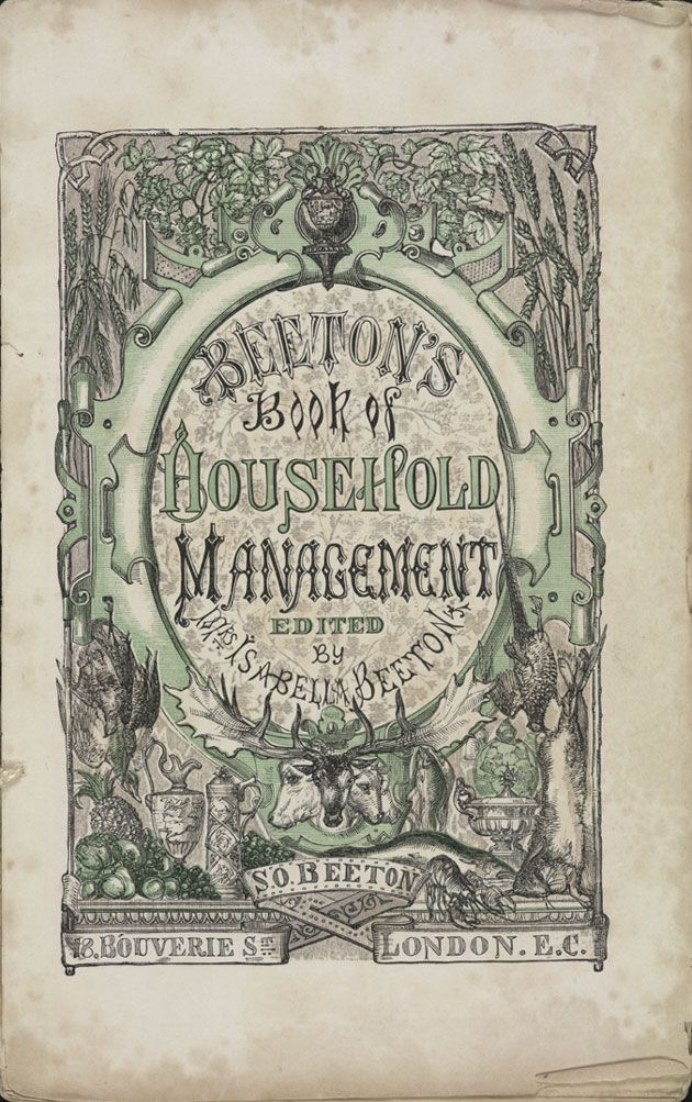 The title page of Mrs Beeton's Book of Household Management.